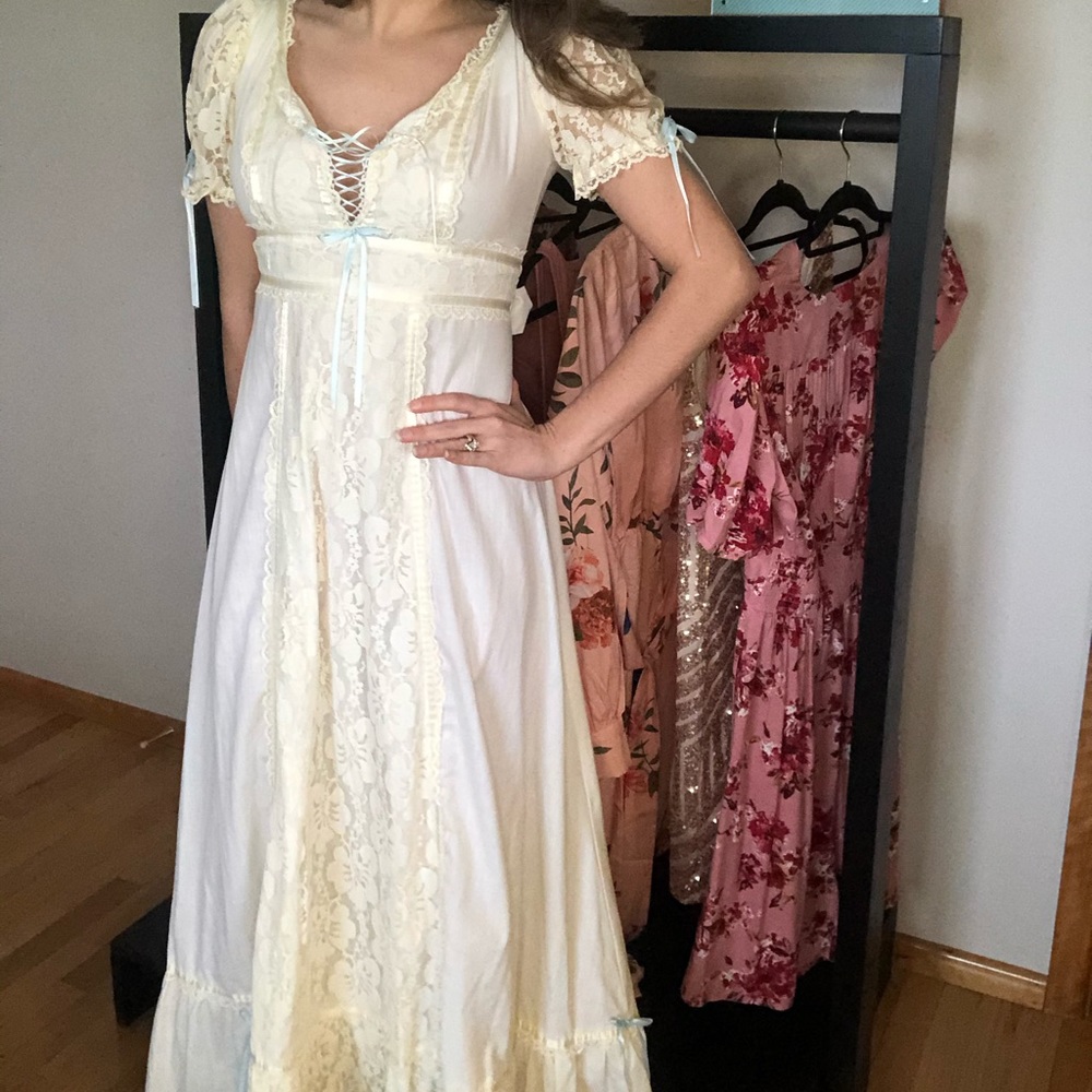 Handmade Boho Victorian Dress